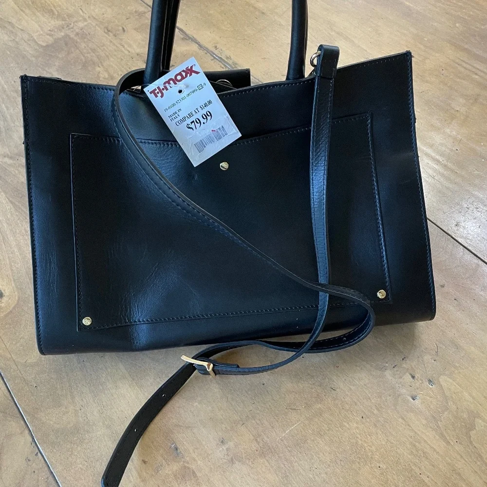 Anna Paola Italian Leather Bag - Picture 2 of 5